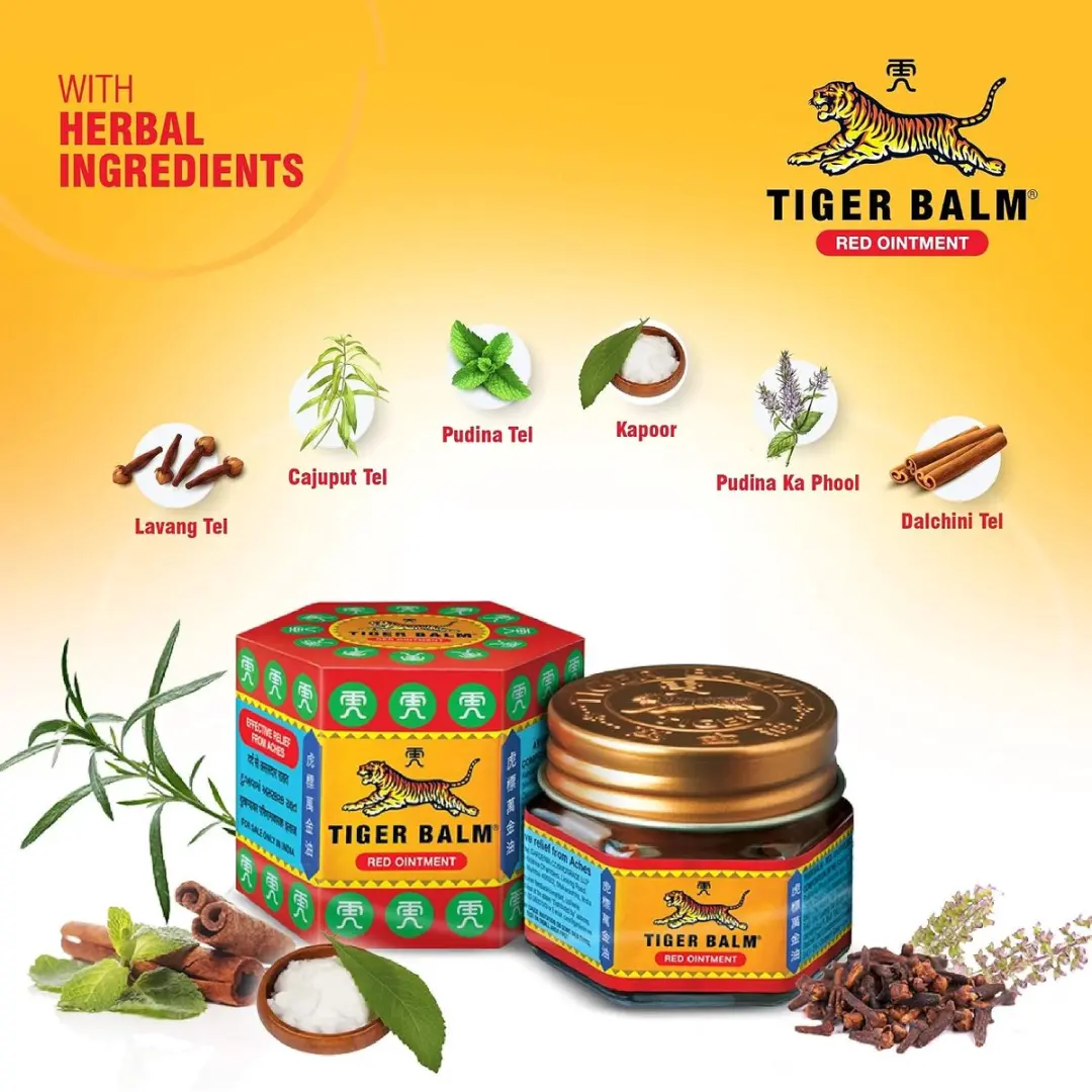 Tiger Balm Rood & Wit Duo Pack - 2x19,4g - afbeelding 2 van 6