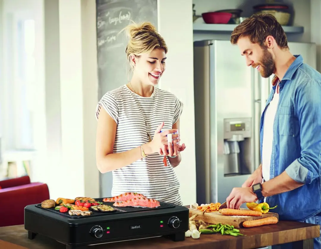 Tefal Smokeless Grill TG9008 - 6 Personen - Kleurenmix
