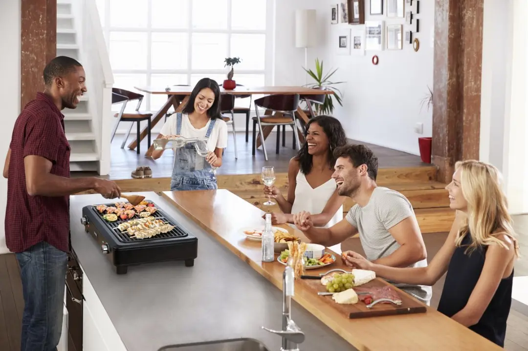 Tefal Smokeless Grill TG9008 - 6 Personen - Kleurenmix