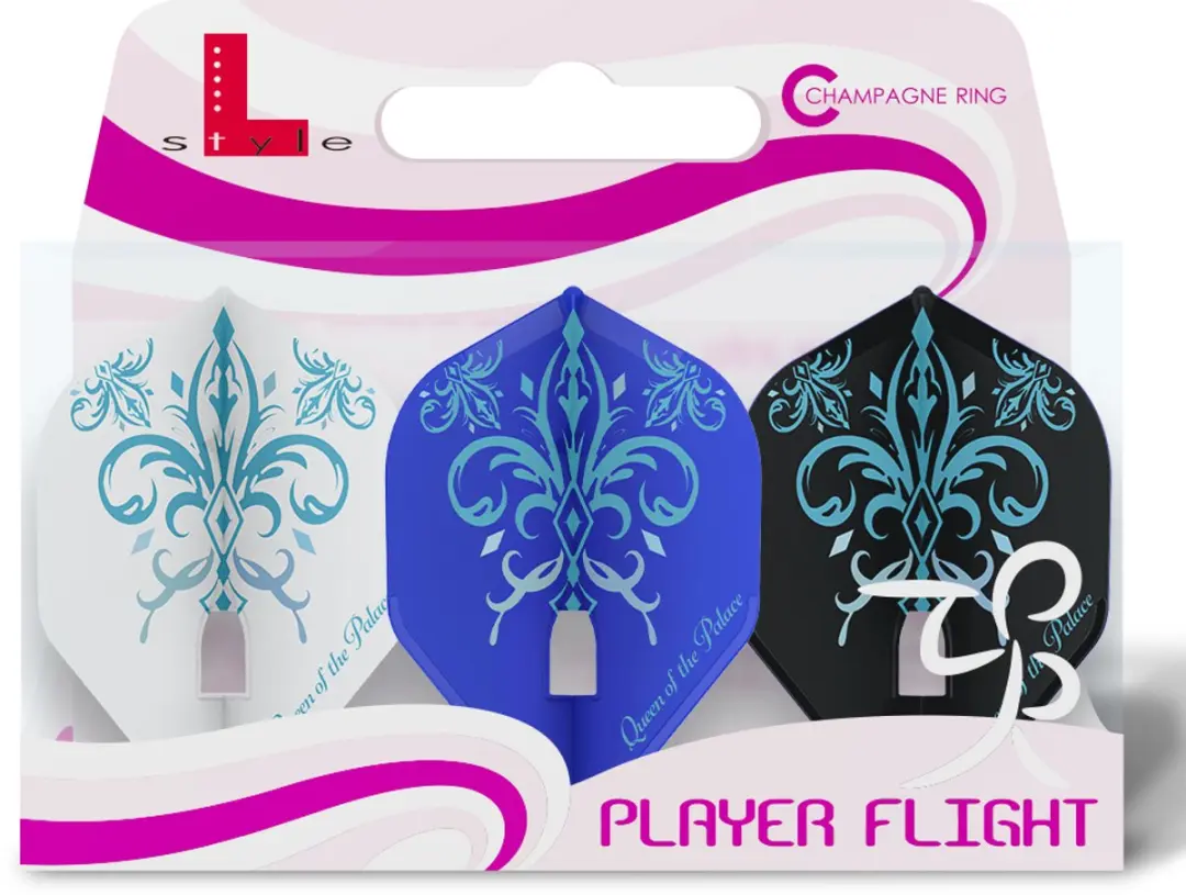 L-Style Champagne Flight L1 Standard Fallon Sherrock V3 - F31006 - 3 Stuks