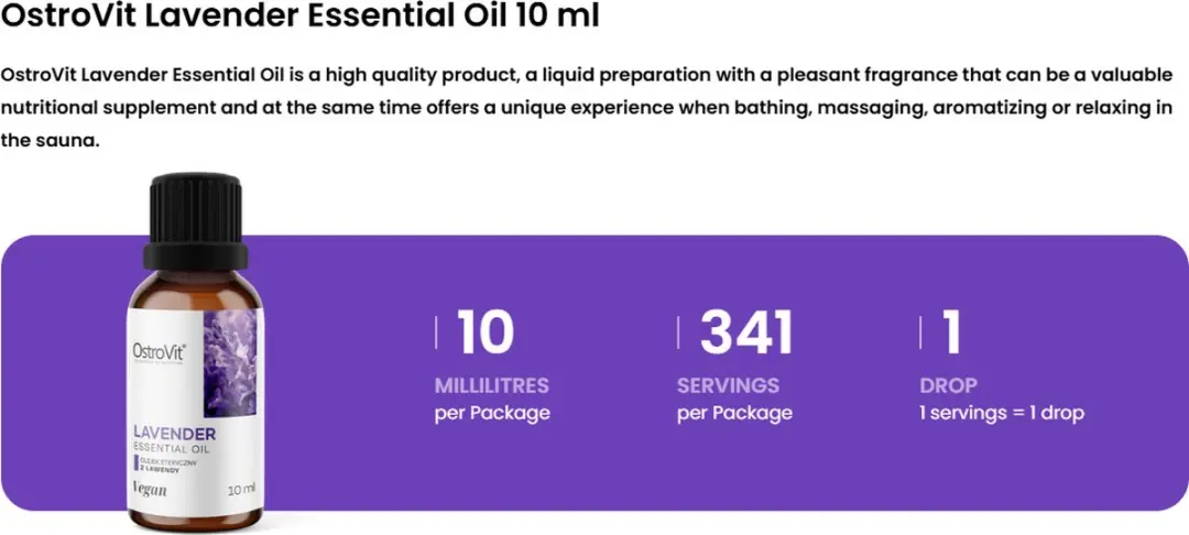 OstroVit Lavendel Etherische Olie 30ml