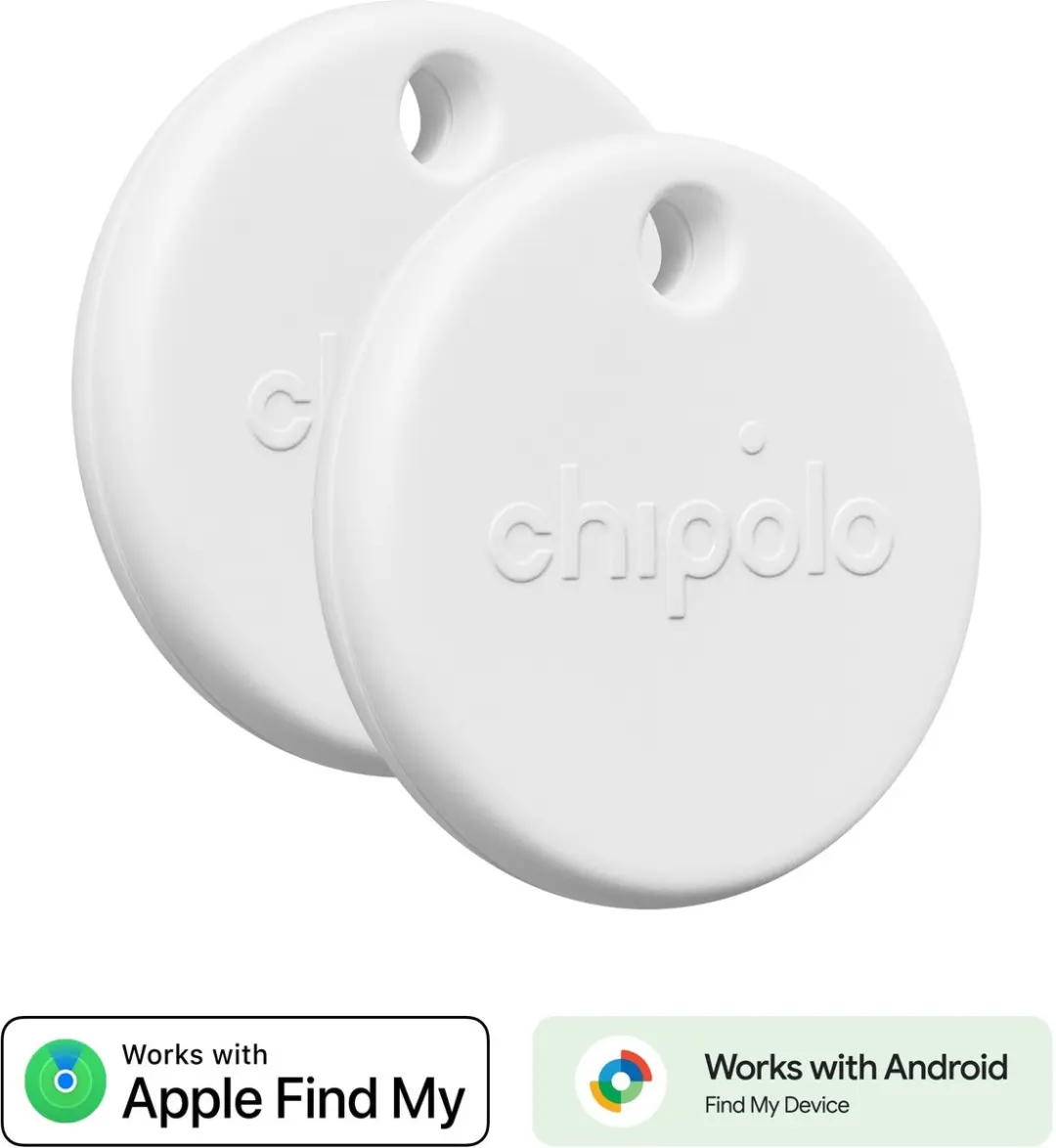 Chipolo POP Bluetooth Tracker - 2 Stuks - 120dB - Wit - afbeelding 6 van 6