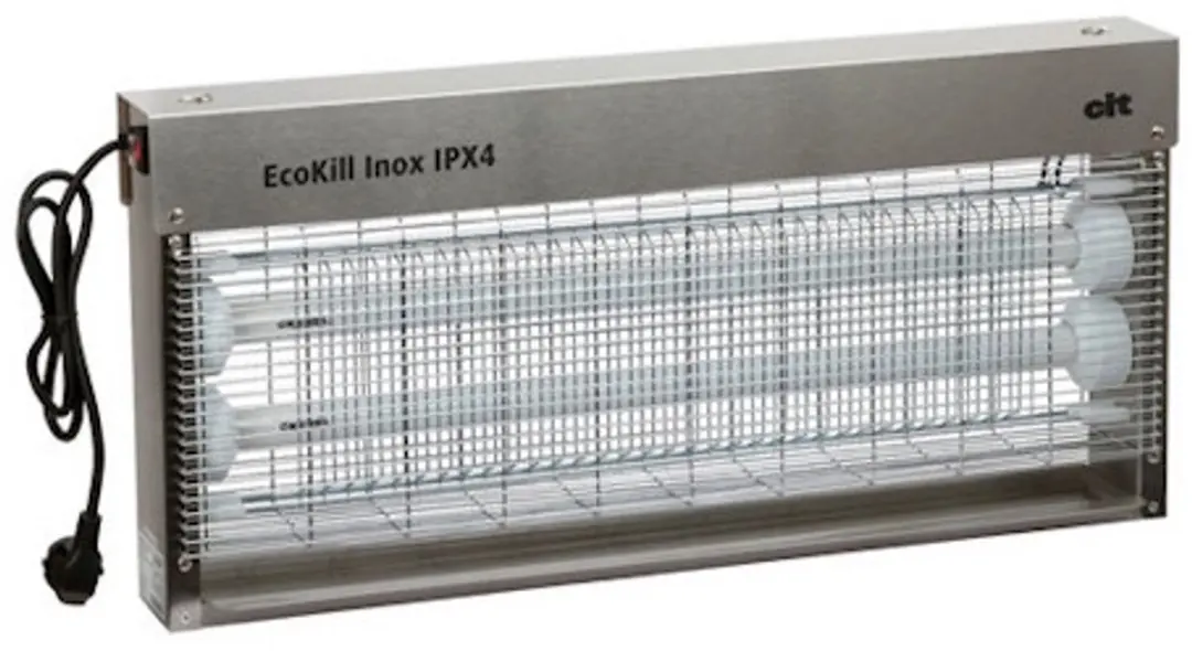 Kerbl EcoKill Inox Elektrische Vliegendoder 2x20W - IPX4 - Wit