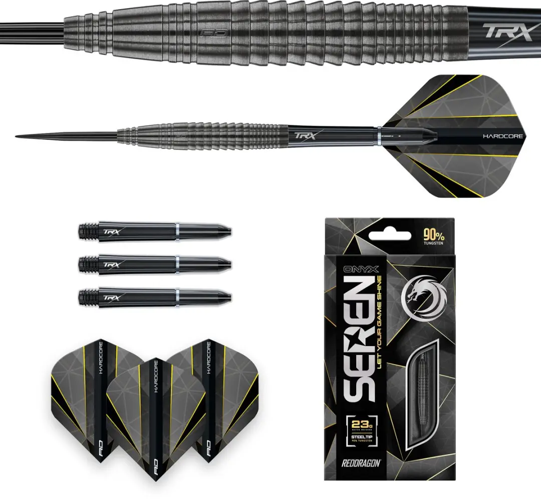 Red Dragon Seren Onyx 4 Dartpijlen - 3 Stuks