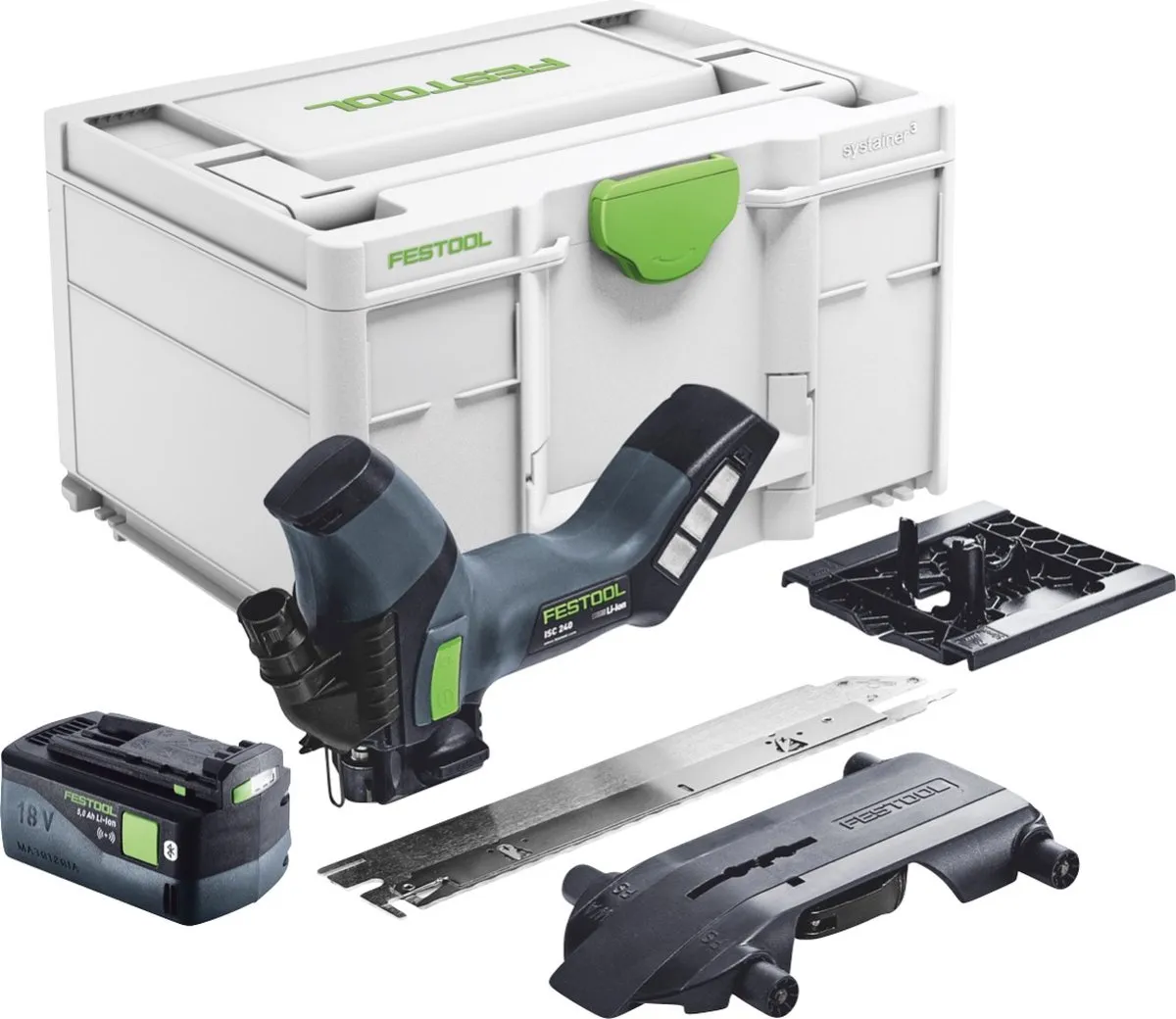 Festool ISC 240 EB-Basic accu-isolatiezaag 18 V 240 mm + 1x accu 5.0 Ah + Systainer - zonder oplader
