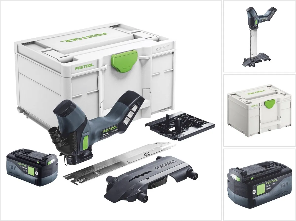 Festool ISC 240 EB-Basic accu-isolatiezaag 18 V 240 mm + 1x accu 5.0 Ah + Systainer - zonder oplader