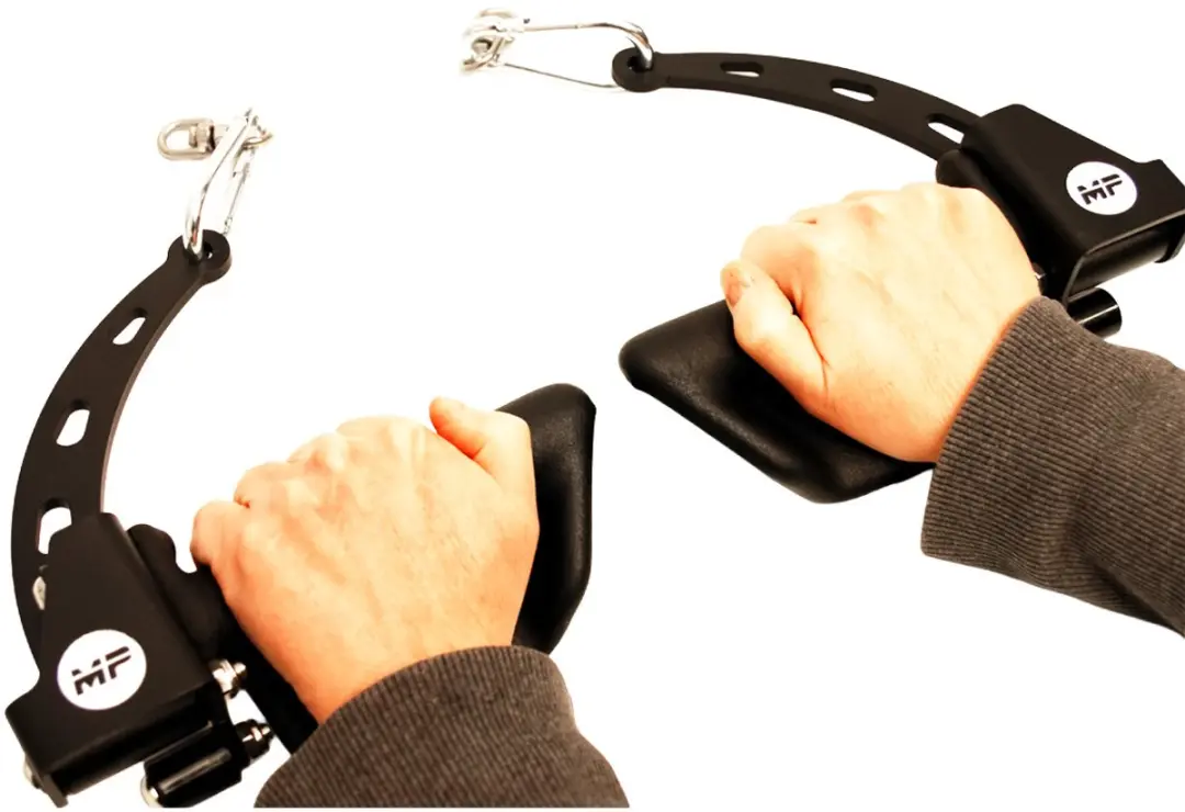 Muscle Power Ergonomische Handgrepen Set - Zwart