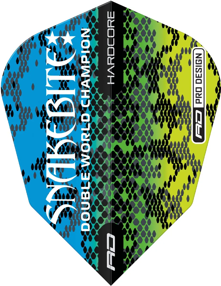 Red Dragon Peter Wright V-Standard Snakebite TF6855 Dart Flights - 3 Stuks