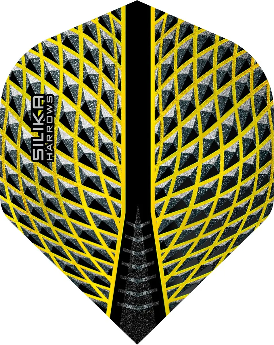 Harrows Silika NO2 Geel Tough Crystalline Dart Flights HF5109