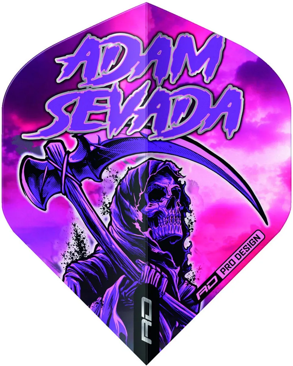 Red Dragon Adam Sevada Hardcore Dart Flights TF8158 - 3 Stuks