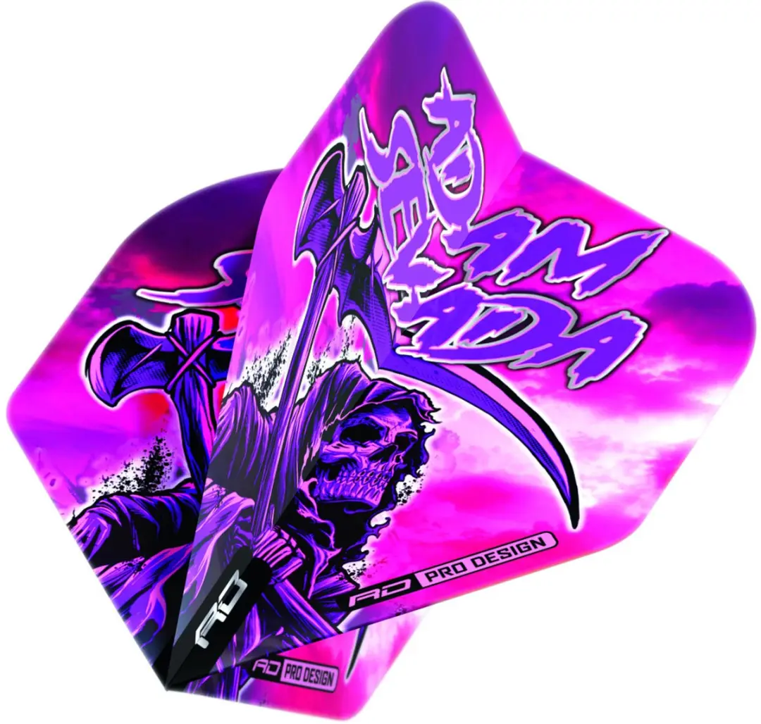 Red Dragon Adam Sevada Hardcore Dart Flights TF8158 - 3 Stuks