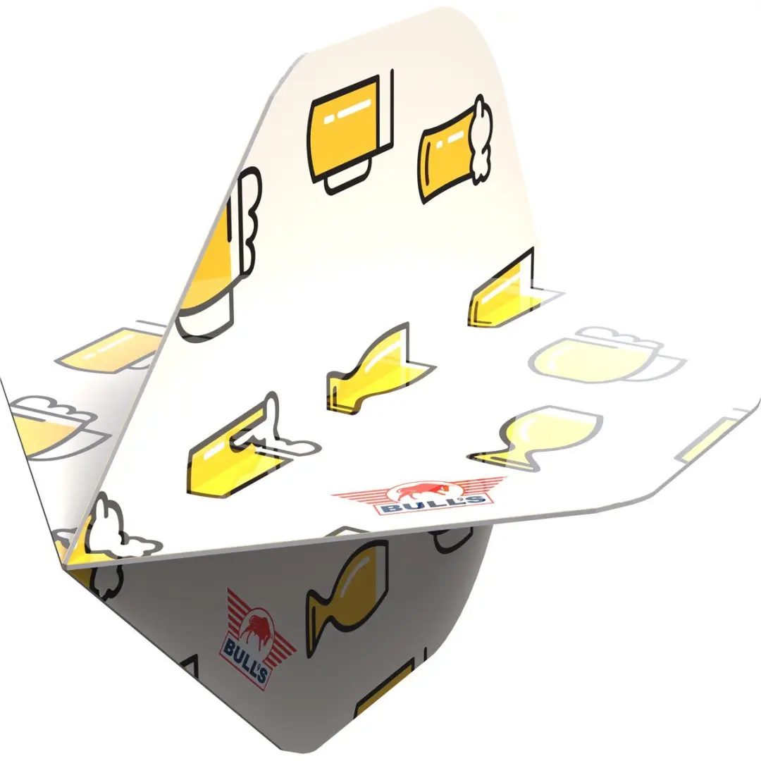 Bull's Beer Cartoons NO2 Dart Flights BU-51069 - 3 Stuks