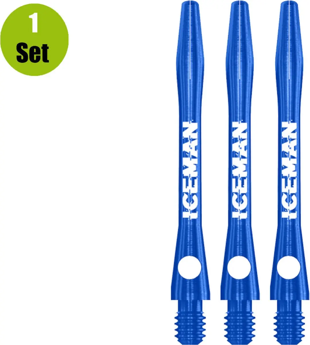 Red Dragon Gerwyn Price Blauwe Dart Shafts TC487 - 3 Stuks