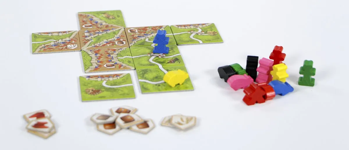 999 Games Carcassonne Kooplieden & Bouwmeesters Uitbreiding 2 - 2-5 Spelers