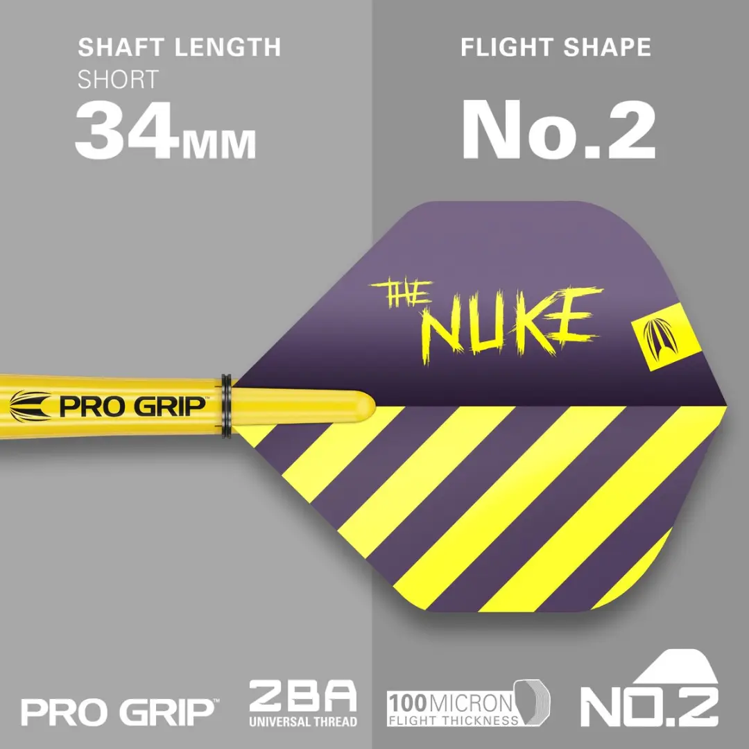 Target Luke The Nuke Littler 80% Dartpijlen - 3 Stuks
