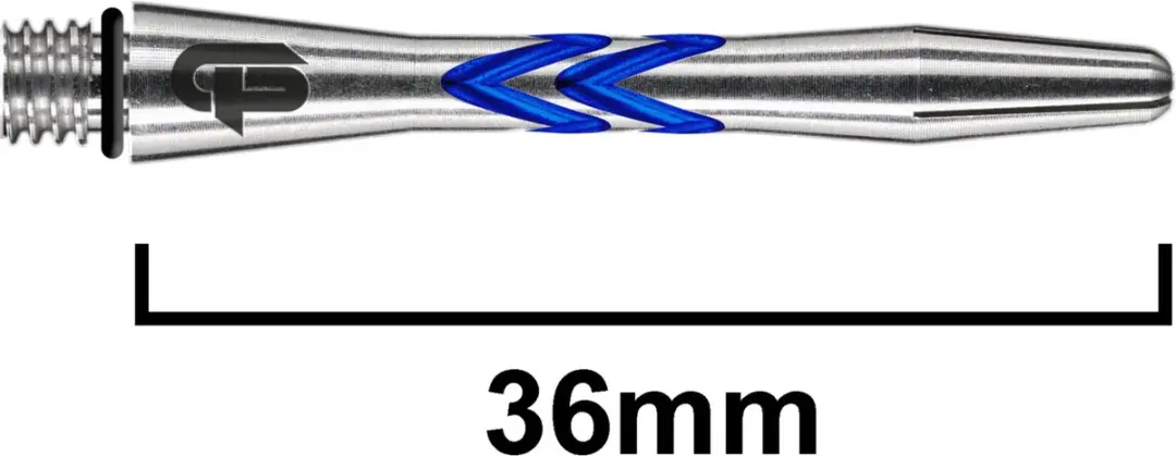 Red Dragon Gerwyn Price V-Groove Dart Shafts TC643 - 3 Stuks