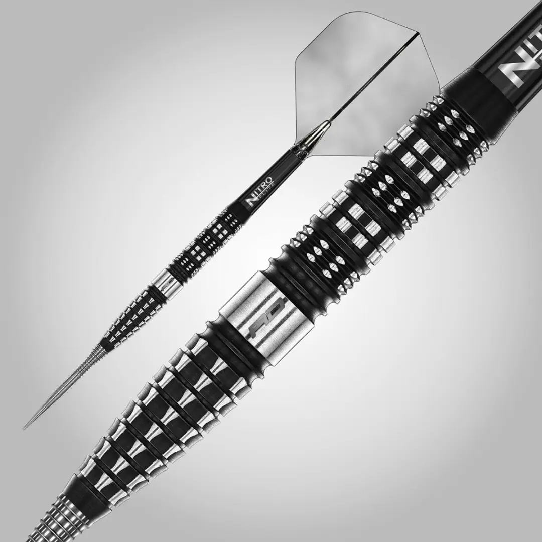 Red Dragon Recon Tapered Dartpijlen 3 Stuks - Zilver/Zwart