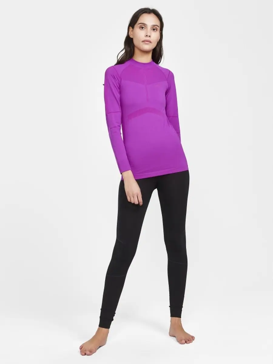 Craft Active Intensity CN LS Ondershirt Dames Cassius Roze XS