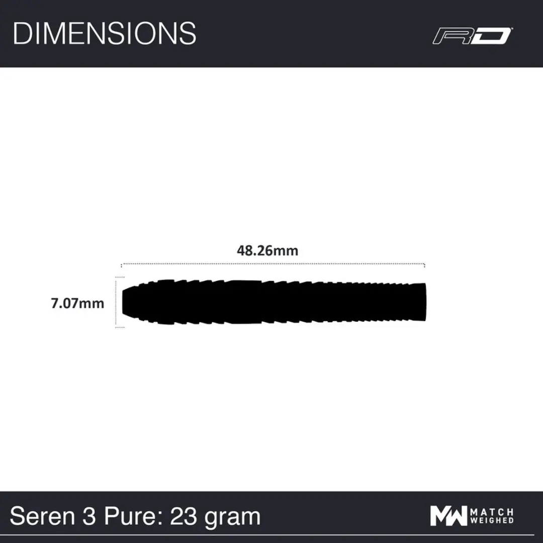 Red Dragon Seren Pure 2 Dartpijlen 21g - 3 Stuks