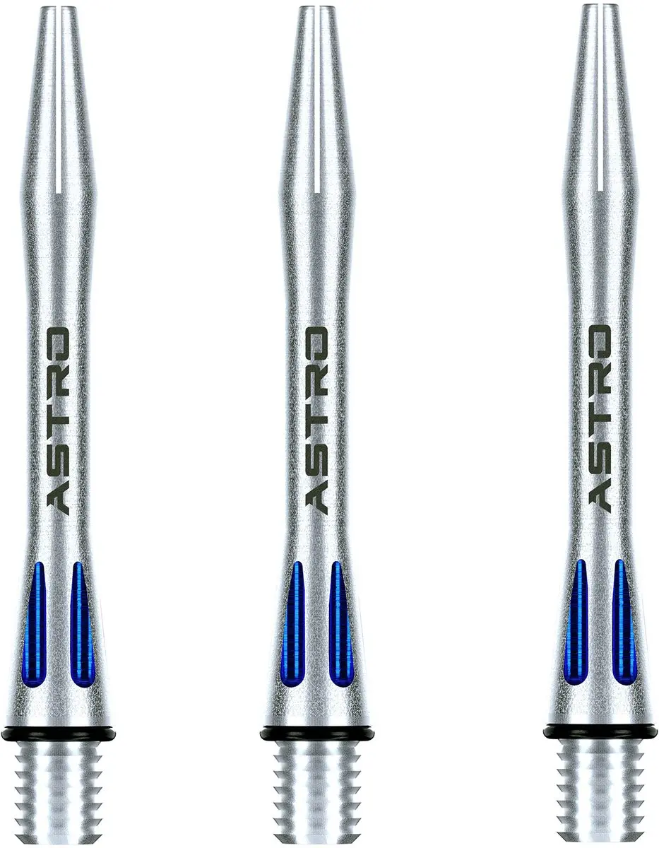 Winmau Astro Aluminium Dart Shafts 3 Stuks - Zilver