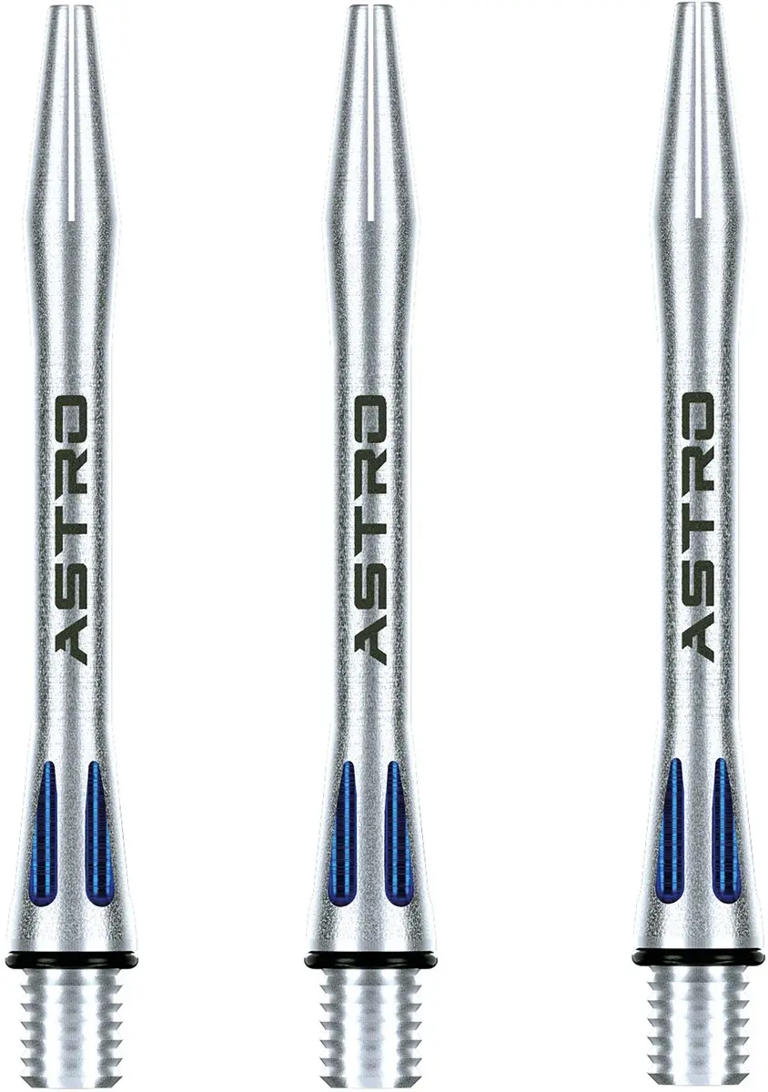 Winmau Astro Aluminium Dart Shafts 3 Stuks - Zilver