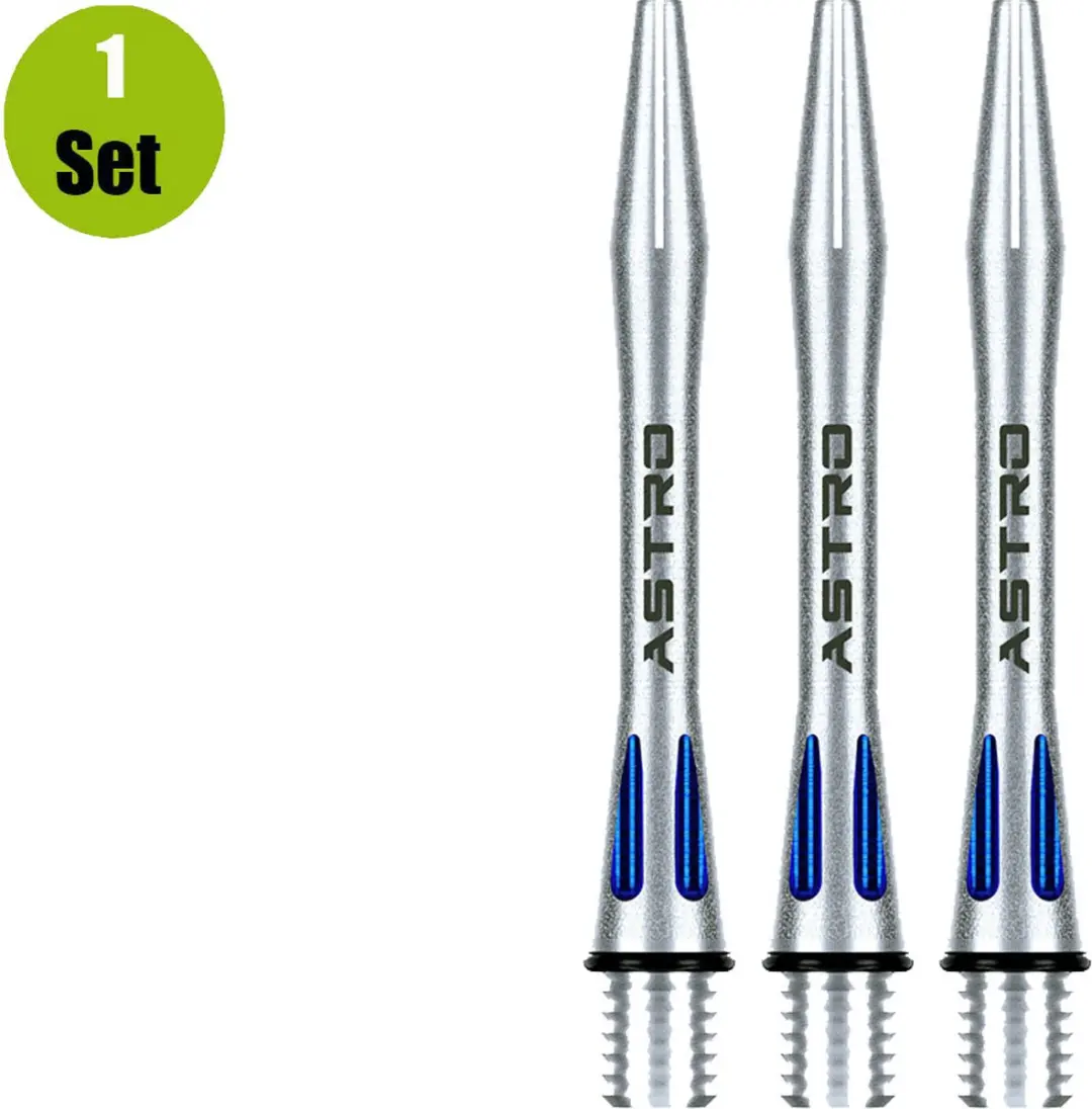 Winmau Astro Aluminium Dart Shafts 3 Stuks - Zilver