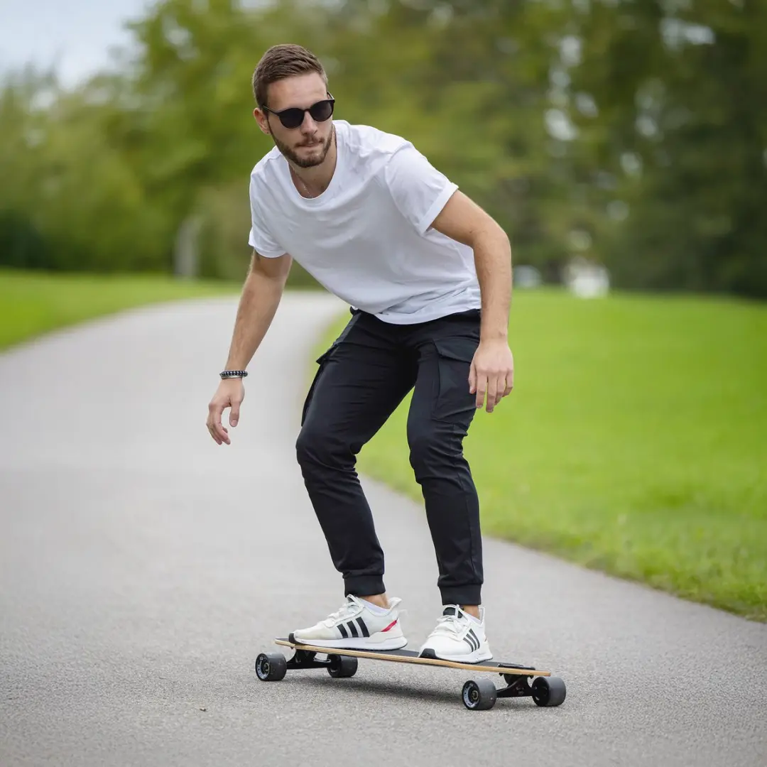 Schildkröt Longboard Freeride God Feather 41 inch - Meerkleurig