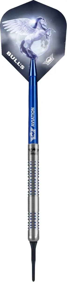 Bull's Blue Pegasus B Softtip Dartpijlen 20g - 3 Stuks