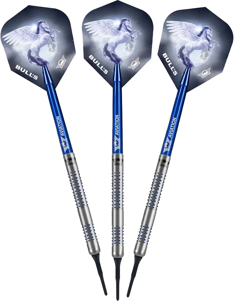 Bull's Blue Pegasus B Softtip Dartpijlen 20g