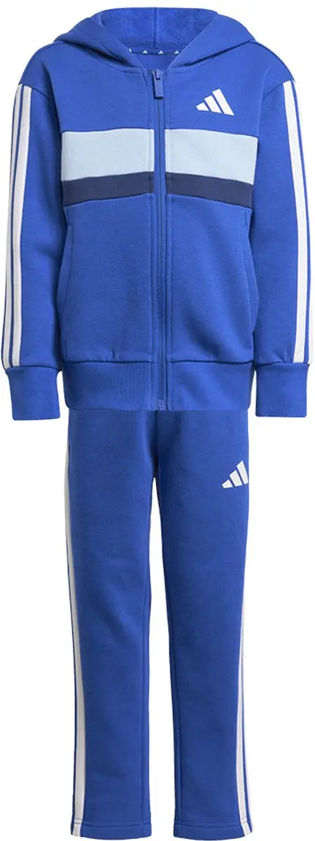 Adidas Tiberio 3 Stripes Fleece Trainingspak - Blauw 122