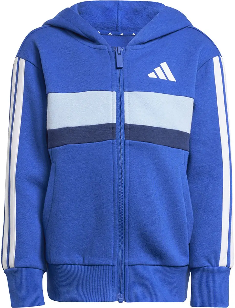 Adidas Tiberio 3 Stripes Fleece Trainingspak - Blauw 122