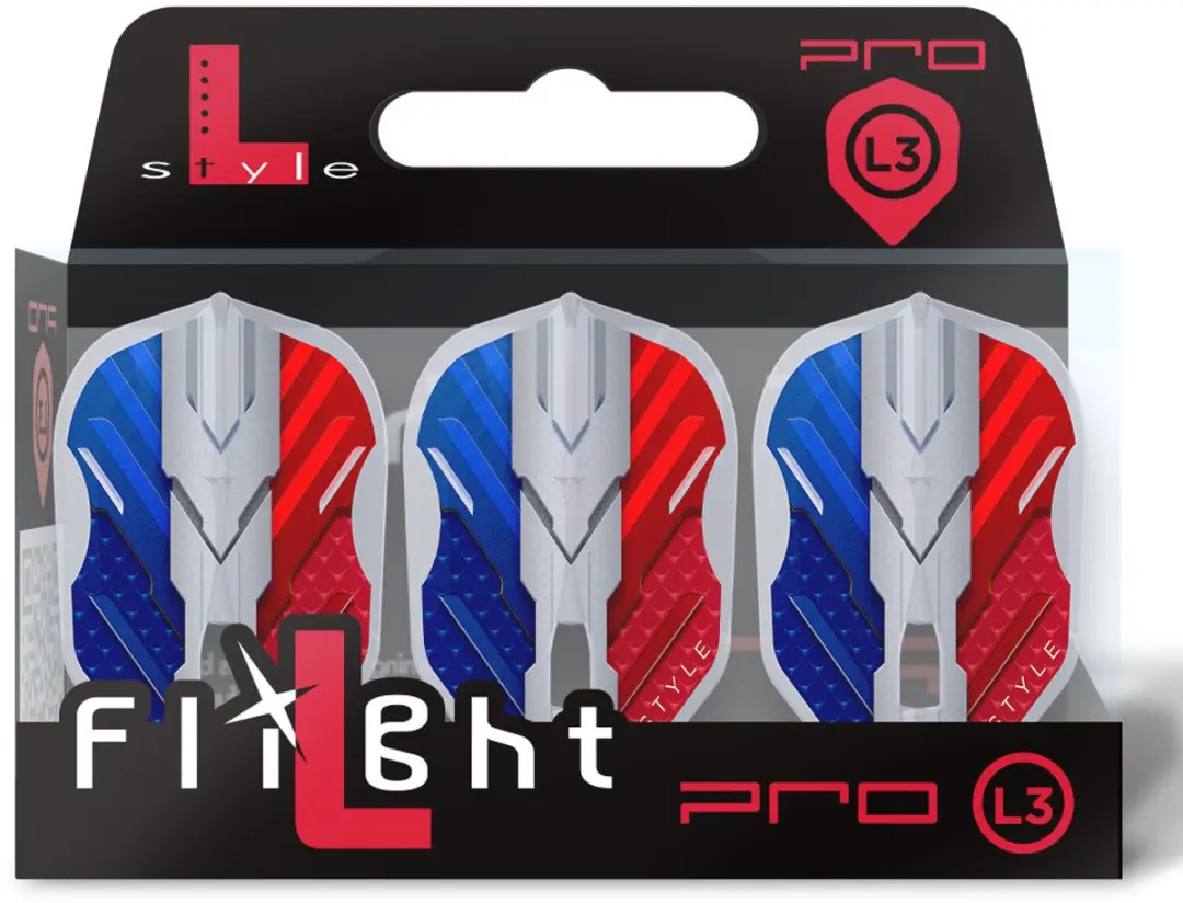 L-Style L3 Pro V-Series FL3034 Dart Flights - 3 Stuks