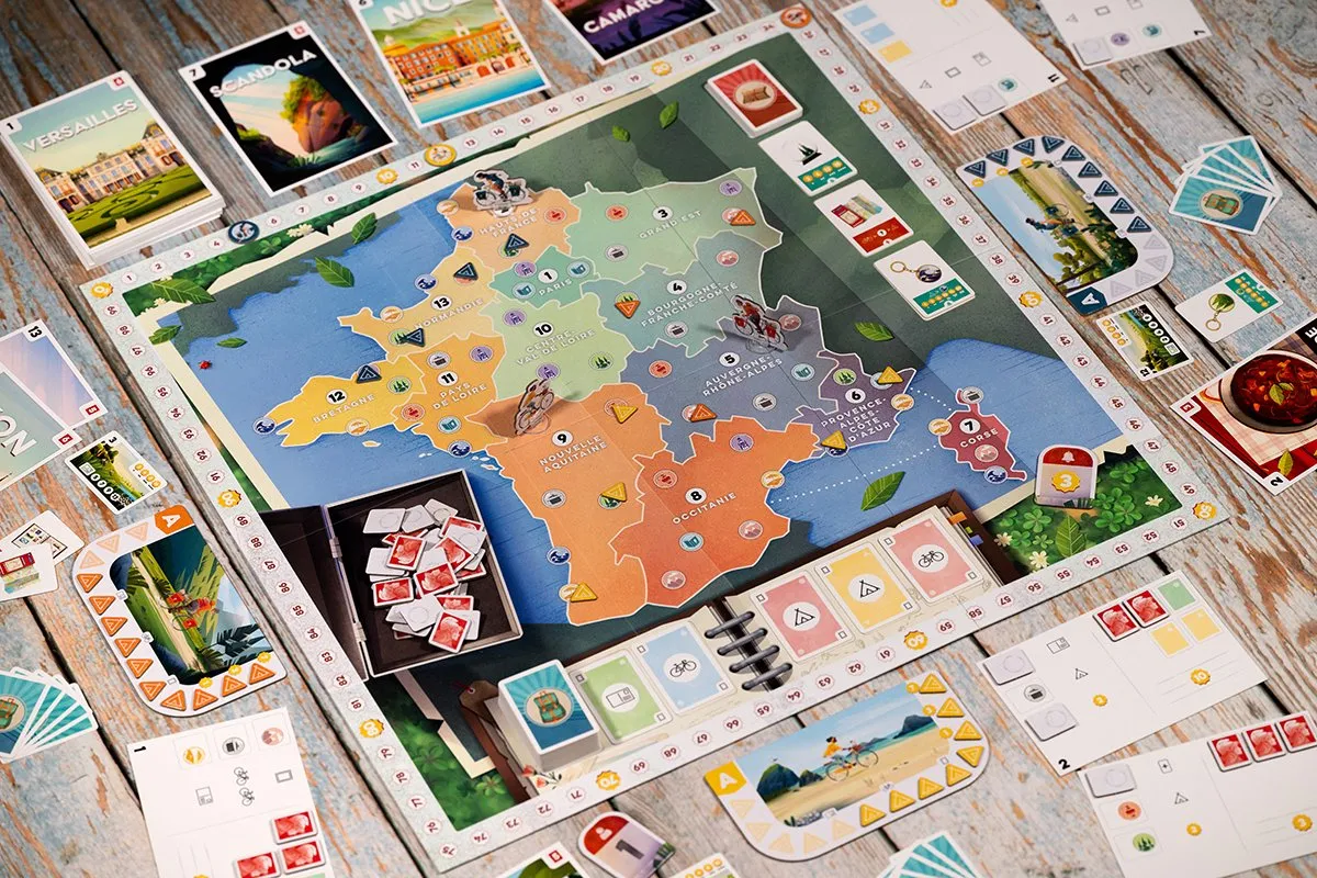 999 Games Hop! Op de Fiets Strategisch Bordspel - Solo Variant - 1-4 Spelers - afbeelding 6 van 6