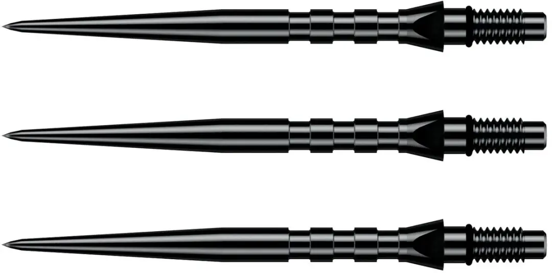 Winmau Switch Point Groove Zwart 40mm - 3 Stuks