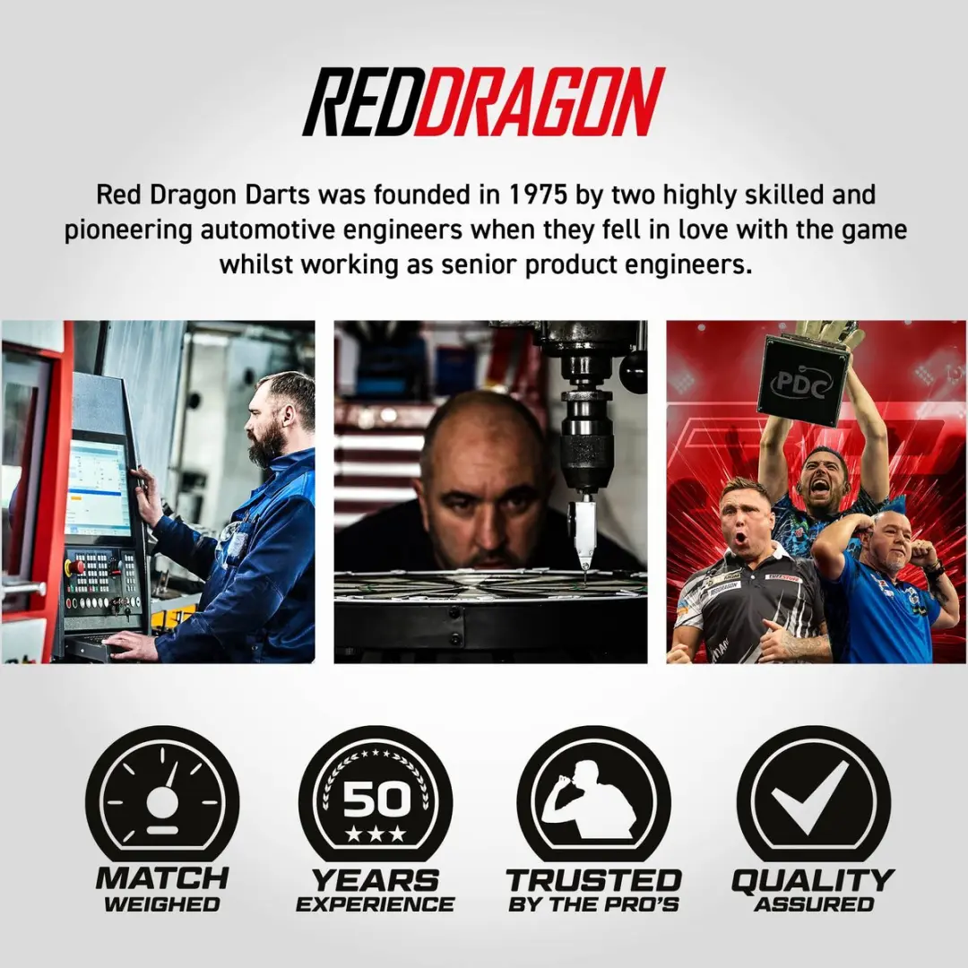 Red Dragon Gerwyn Price Brass Signature Edition Dartpijlen - 3 Stuks