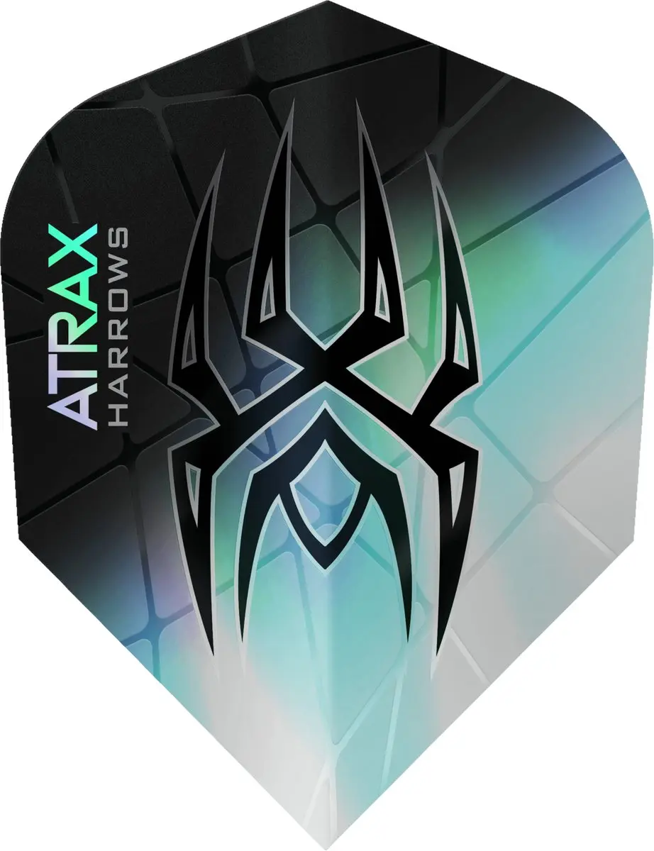 Harrows Atrax Black NO6 Dart Flights HF3603