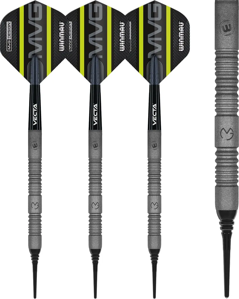 Winmau Michael van Gerwen Exact 90% Soft Tip Darts - 3 Stuks