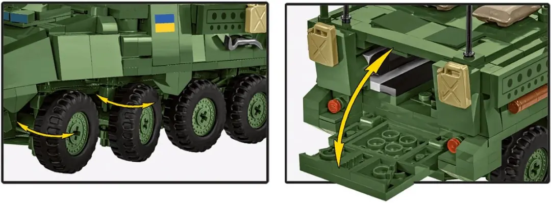 Cobi Stryker M1127 ICV - 667 Onderdelen
