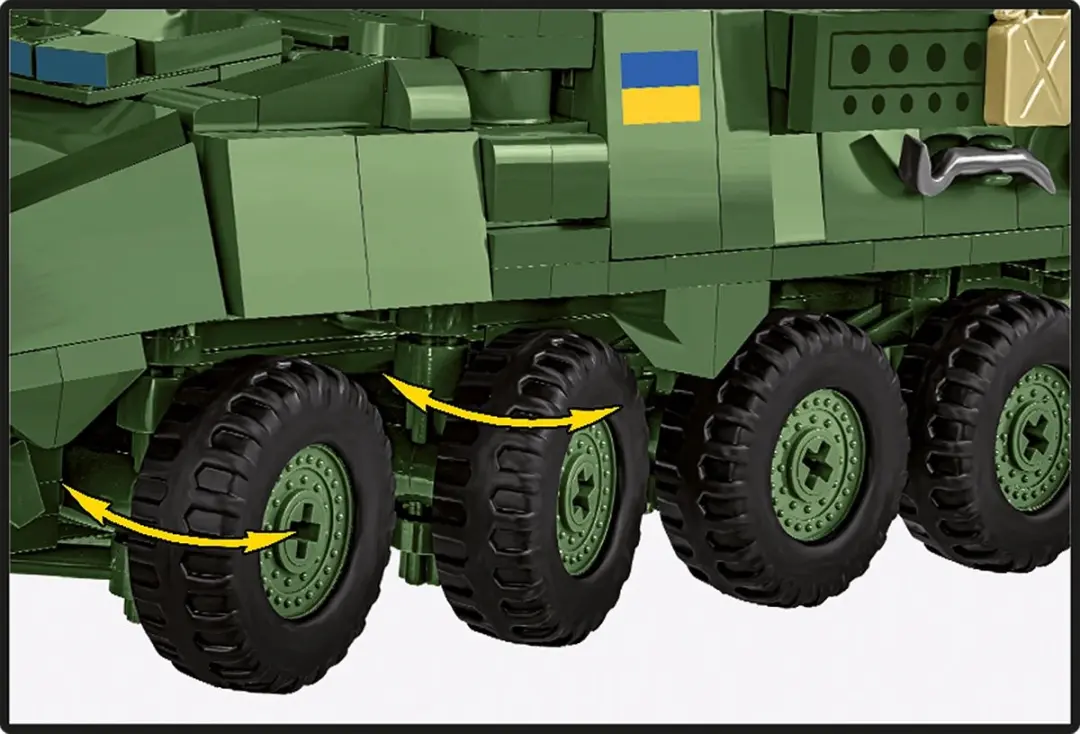 Cobi Stryker M1127 ICV - 667 Onderdelen - afbeelding 6 van 6