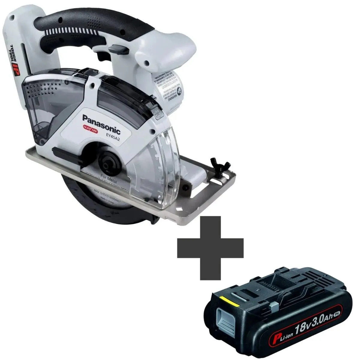 Panasonic EY45A2XM Accu Cirkelzaag 14.4V/18V - Ø135mm