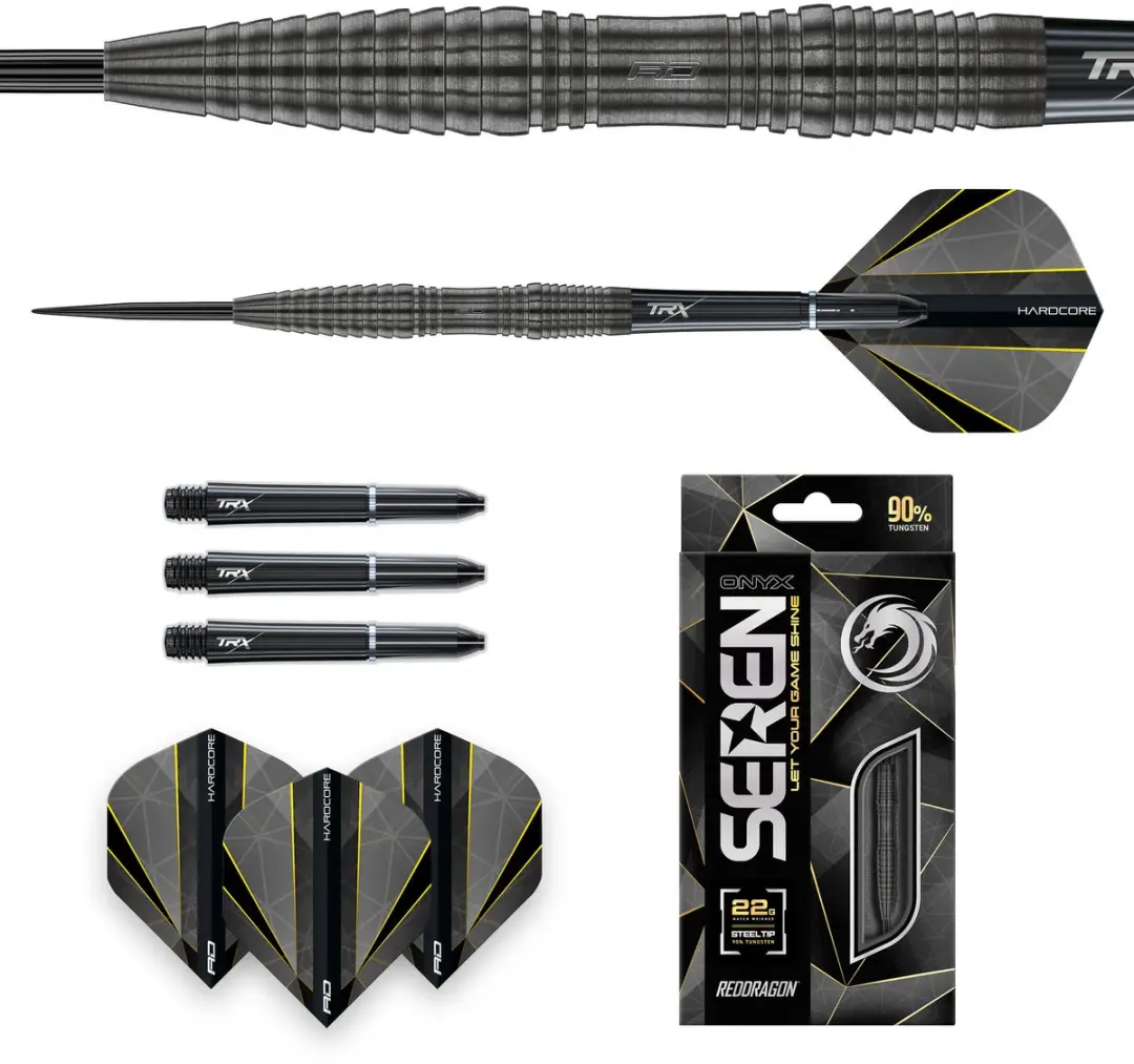 Red Dragon Seren Onyx 3 Dartpijlen - 3 Stuks
