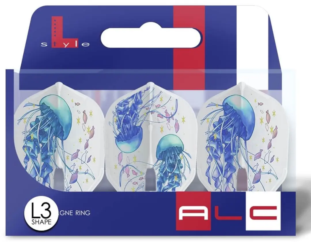 L-Style L3 Shape ALC Komori Mari ver.1 Dart Flights - 3 Stuks