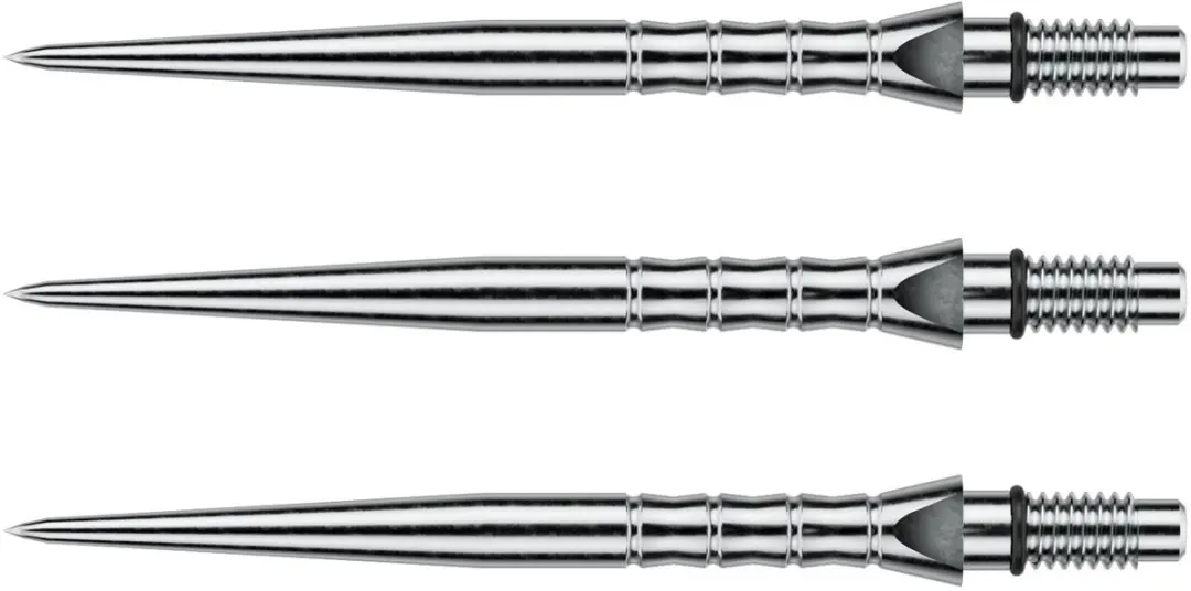 Winmau Switch Point Wave Silver T3N40 - 3 Stuks