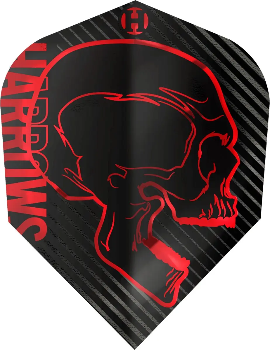Harrows Rage Red NO6 Dart Flights HF9504