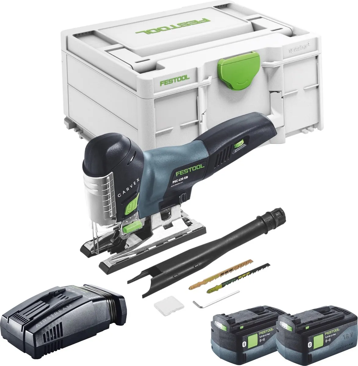 Festool CARVEX PSC 420 EB-Basic Accu-Pendelzaag 18V