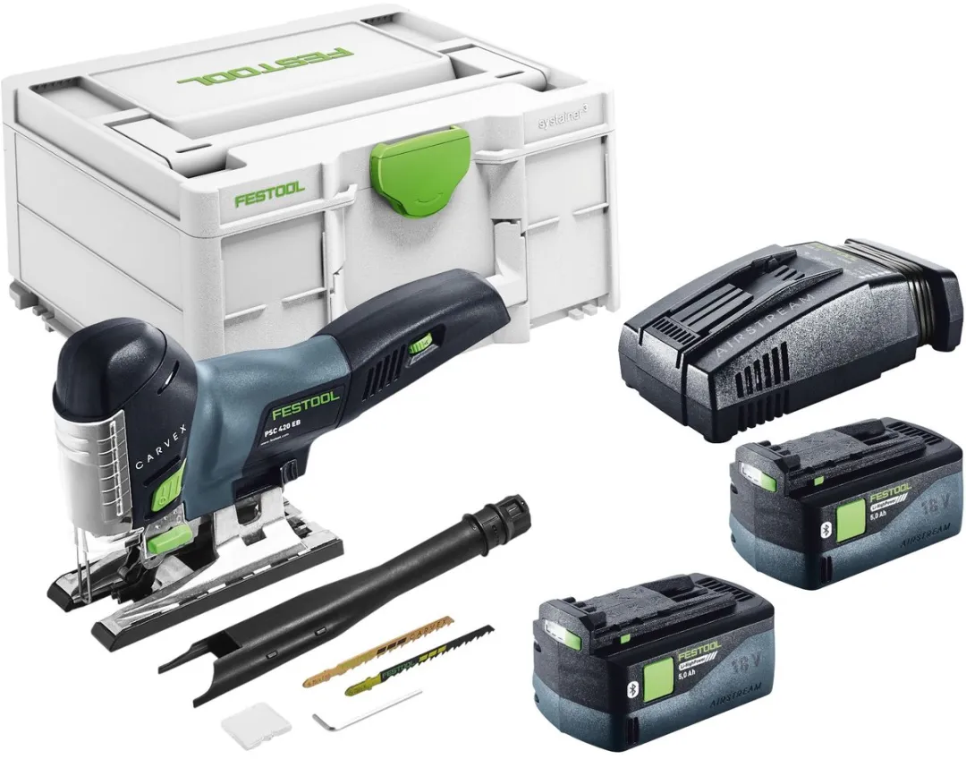 Festool CARVEX PSC 420 EB-Basic Accu-Pendelzaag 18V - 2x 5,0Ah + Systainer