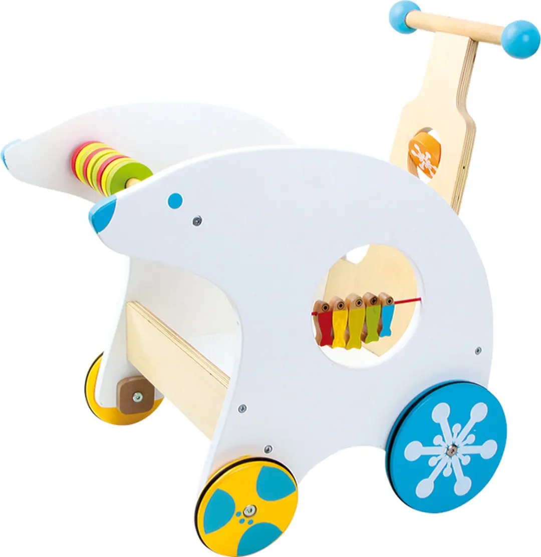 Small Foot Loopwagen IJsbeer - Multicolor - afbeelding 4 van 5