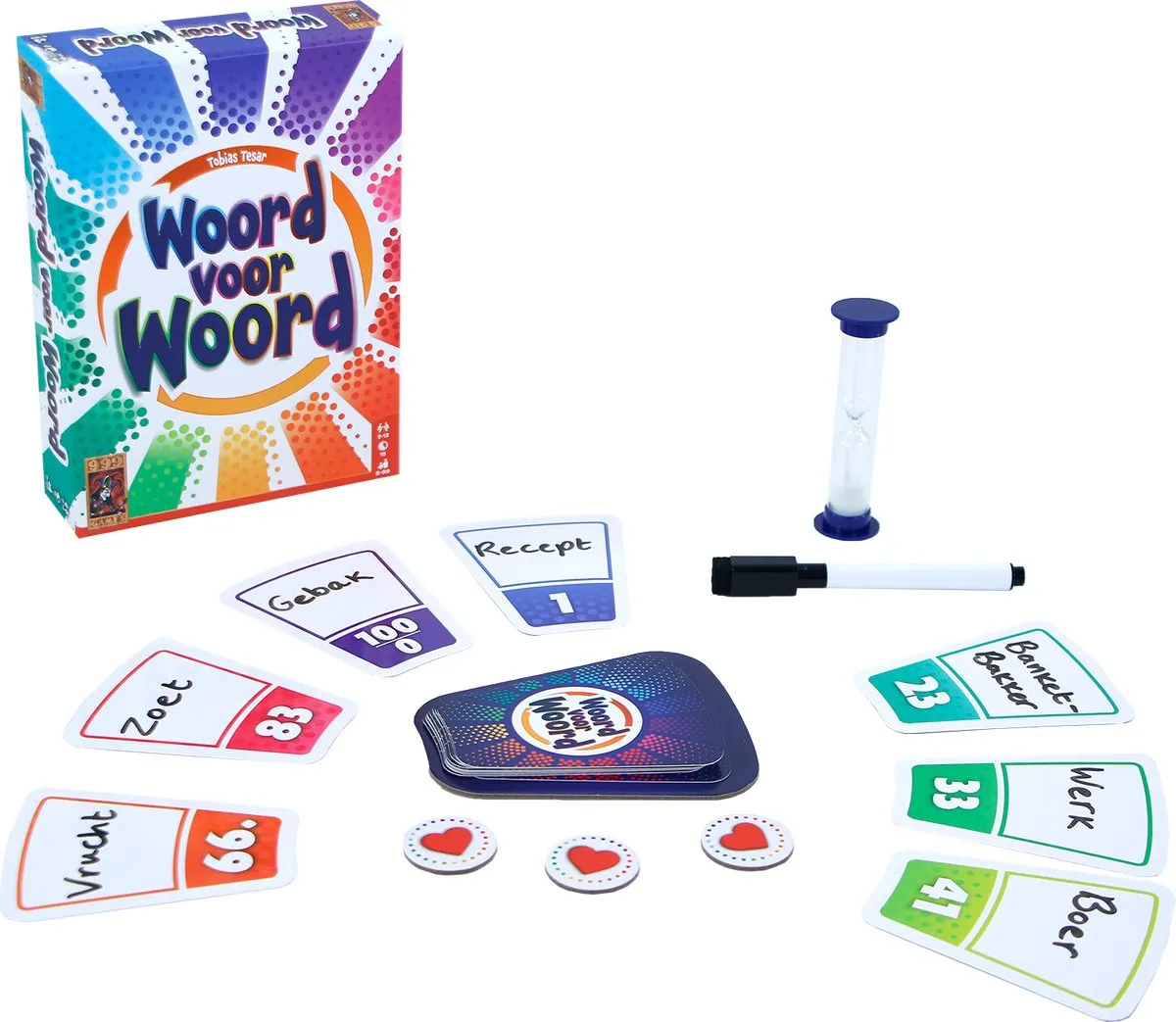 999 Games Woord voor Woord Coöperatief Woordspel - 12 Spelers - afbeelding 6 van 6