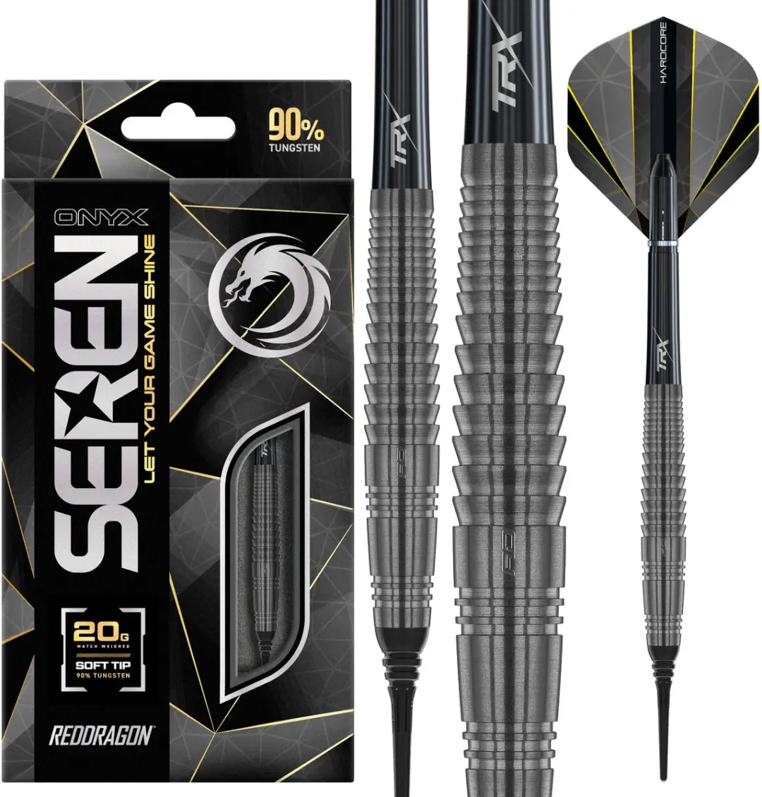 Red Dragon Onyx 4 Soft Tip Darts 3 Stuks