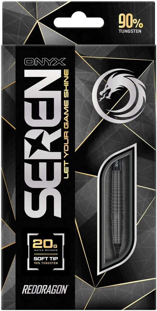 Red Dragon Onyx 4 Soft Tip Darts 3 Stuks